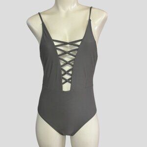 NWOT Cupshe Olive one Piece Swimsuit